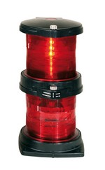 DAS760 DOUBLE SIGNAL LIGHT RED  Фонарь судовой сигнальный круговой красный сдвоенный (основной+резервный)