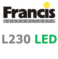 Компания FRANCIS Searchlights Ltd представила поисковый прожектор нового поколения L230LED Компания FRANCIS Searchlights Ltd представила поисковый прожектор нового поколения L230LED