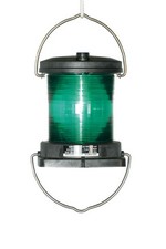 AS507 SIGNAL LIGHT HOISTABLE GREEN  Фонарь судовой сигнальный круговой зеленый одиночный подвесной